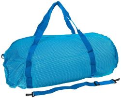 Sportime Oversized Mesh Duffel Bag – 36 x 15 inches – Blue
