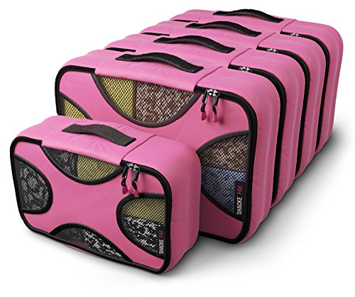 Shacke Pak – 5 Set Packing Cubes – Medium/Small – Luggage Packing Travel Organizers ...