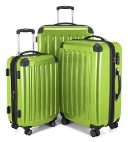 HAUPTSTADTKOFFER Luggages Sets Glossy Suitcase Sets Hardside Spinner Trolley Expandable (20̸ ...