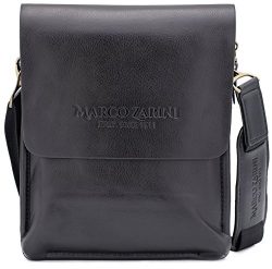 Messenger Bag by Marco Zarini – Eco Leather Men Travel Handbag, Purse Crossbody, Shoulder  ...