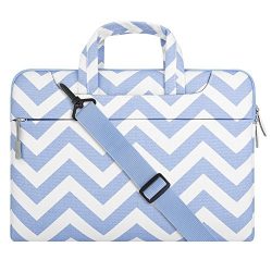 Mosiso Chevron Laptop Sleeve Case Cover Bag with Shoulder Strap for 15-15.6 Inch 2017 / 2016 Mac ...