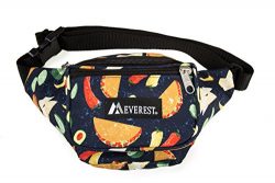 Everest Signature Pattern Waist Pack, Tacos, One Size