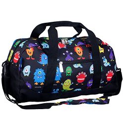 Wildkin Overnight Duffel Bag Olive Kids children’s Duffel Bag With Carrying Handles and Padded S ...