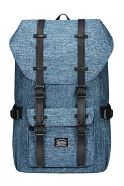 Kaukko Laptop Outdoor Backpack, Travel Hiking& Camping Rucksack Pack, Casual Large College S ...