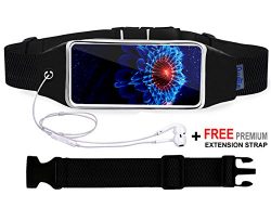 Running Belt Waist Pack for iPhone X / 8 / 8 Plus / 6/6s 7 Plus, Fanny Pack Sports Running Belts ...