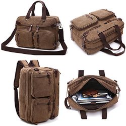Mygreen Laptop Bag Convertible Laptop Backpack Multi-function Briefcase with Handle and Shoulder ...