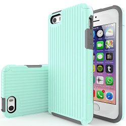 iPhone SE Case, Team Luxury [SUITCASE] Series TPU + PC Ultra Defender Protective Case for Apple  ...