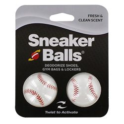 Sof Sole Sneaker Balls Shoe Gym Bag and Locker Deodorizer, Baseball, 1-Pair