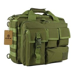 GES Multifunction Mens Outdoor Tactical Nylon Shoulder Laptop Messenger Bag Briefcase Handbags L ...