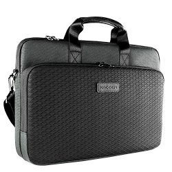 KROSER Laptop Briefcase 15.6 Inch Neoprene/Canvas Shoulder Bag Water Repellent Messenger Laptop  ...