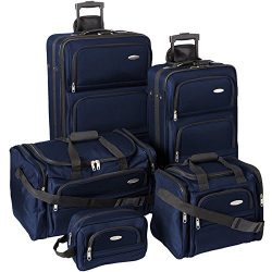 Samsonite Luggage Set – 5-Piece Nested Set, Navy Blue