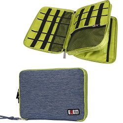 Travel Organizer, BUBM Universal Double Layer Travel Gear Organizer Storage Bag / Electronics Ac ...