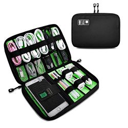 Travel Universal Cable Organizer Bag, Small Electronics Accessories Cases For Various USB,Cables ...