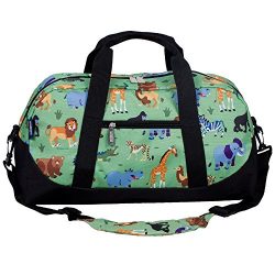 Overnight Duffel Bag Olive Kids by Wildkin Children’s Duffel Bag with Carrying Handles and Padde ...