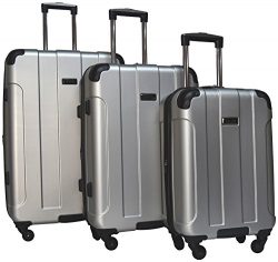 Kenneth Cole Reaction Central Park 3-Piece Expandable Luggage Spinner Set: 28″, 24″, ...