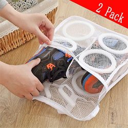 Laundry Wash shoe Bags for travel 2-Pack Kalolary Durable small Mesh Wash Laundry Shoes，Blouse, ...