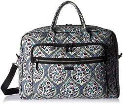 Vera Bradley Women’s Iconic Grand Weekender Travel Bag-Signature