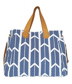 Blue Arrows Weekender Tote Bag