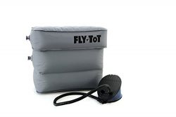 Fly Tot Inflatable Airplane Cushion (Grey, with foot pump)