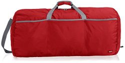 AmazonBasics Large Duffel Bag, Red
