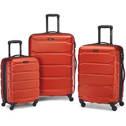 Samsonite 68311-1156 Omni PC Hardside Spinner  20 24 28,  Burnt Orange,  3 Piece Set