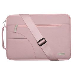 Mosiso Polyester Fabric Sleeve Case Cover Laptop Shoulder Briefcase Bag for 13-13.3 Inch MacBook ...