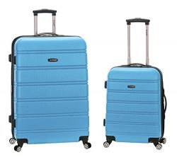 Rockland 20 Inch 28 Inch 2 Piece Expandable Abs Spinner Set, Turquoise, One Size