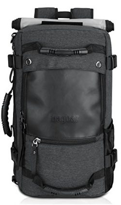 ibagbar Upgraded Hiking Backpack Water Resistant Travel Backpack Camping Climbing Backpack Rucks ...