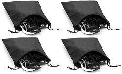 Shoe Bag (Black-4 Pack)