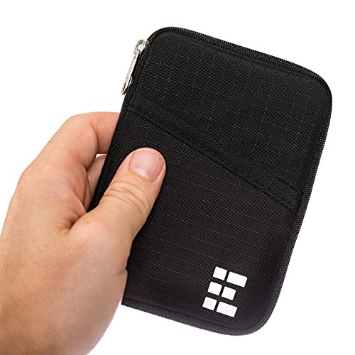 Zero Grid Passport Wallet – Travel Document Holder w/ RFID Blocking