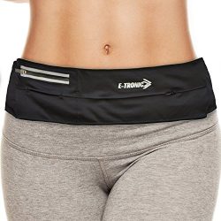 Running Belt Best Waist Pack: Fanny Pouch Waistband Case Holds All Cell Phones Sports Fitness Ho ...