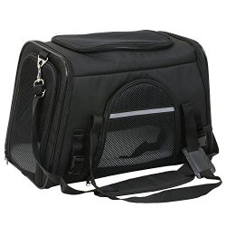 X-ZONE PET Airline Approved Pet Carriers,Comes with Fleece Pads Soft Sided Pet Carrier for Dog & ...