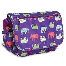 J World New York Terry Messenger Bag, Elephant, One Size