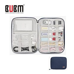 BUBM Universal Electronics Accessories Organizer, Travel Gear Carry Bag for Cables, USB Hard Dri ...
