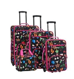 Rockland 4 Piece Luggage Set, Beach