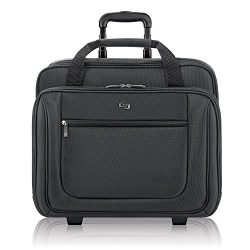 SOLO Classic 17.3-Inch Laptop Rolling Case – Black (PT136-4)