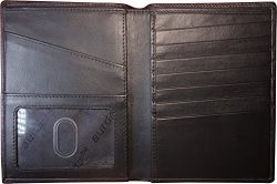 AurDo RFID Blocking Real Leather Passport Holder Cover Case & Travel Wallet for Men & Wo ...