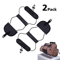 Bag Bungee, Astory 2Pack Travel Luggage Strap Suitcase Adjustable Belt Add A Bag Strap Travel Ac ...