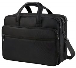 Laptop Briefcase Bag ,17 inch Durable Organizer Business Travel laptop messenger Bag,Water Resis ...