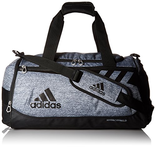 adidas Team Issue Duffel Bag, Small, Onix Jersey/Black