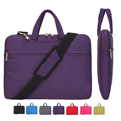 Laptop Case, Laptop Shoulder Bag, CROMI Simplicity Slim Lightweight Briefcase Commuter Bag Busin ...