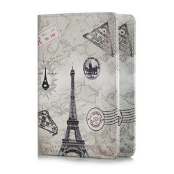 Passport Holder Travel Wallet,UUcovers Protective Premium Synthetic Leather RFID Blocking Case C ...