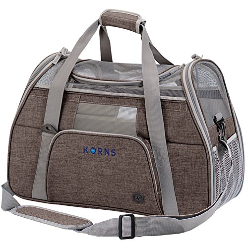 Small Dog Carrier, KQRNS Pet Carrier Airline Approved Fits Under Seat