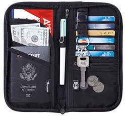 Travelambo Travel Wallet, Passport Holder, Wallet RFID Blocking Credit Card Holders for Men & ...