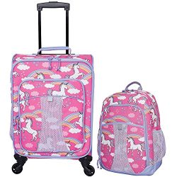 2 Piece Kids Luggage Set – Unicorn