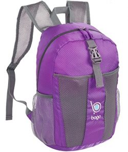 Bago Lightweight Backpack. Water Resistant Collapsible Rucksack for Travel and Sports. Foldable  ...