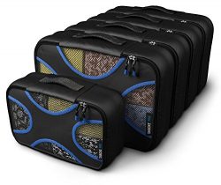 Shacke Pak – 5 Set Packing Cubes – Medium/Small – Luggage Packing Travel Organizers  ...