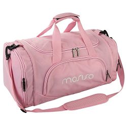 Mosiso Canvas Fabric Foldable Travel Luggage Multifunctional Duffels Lightweight Shoulder for Me ...