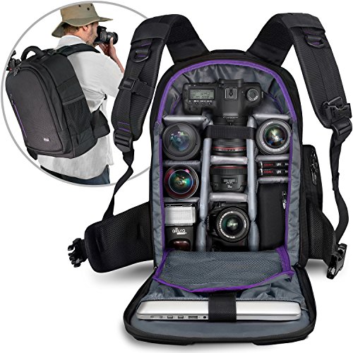 DSLR Camera Backpack Bag by Altura Photo for Camera, Lenses, Laptop