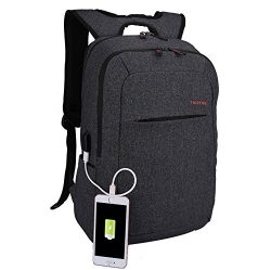 Kopack Laptop Backpack with Usb port charger Slim Business Computer Backpack Anti-theft Water Re ...